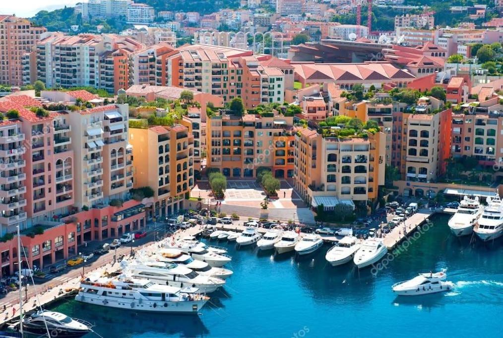 Studio Neuf - Portes De Monaco - Confort - Wifi - Clim Luaran gambar
